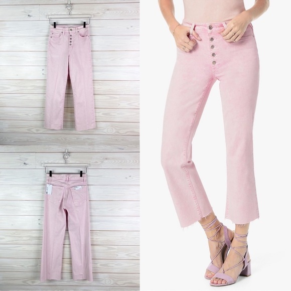 Joe's Jeans The Wyatt High Rise Raw Hem Cropped Size 30 NWT - Picture 2 of 11